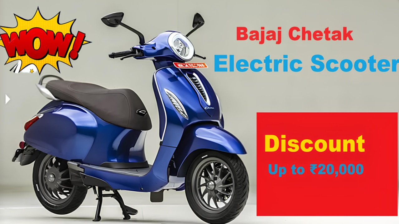 bajaj chetak electric scooter discount